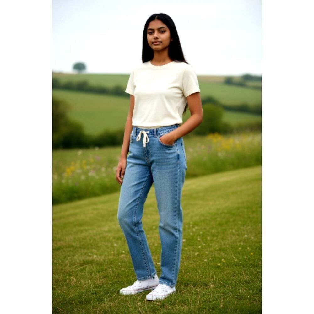 GAP Denim Girls Blue Stretchy Slim Pull On Jeans - Size: Girls XL